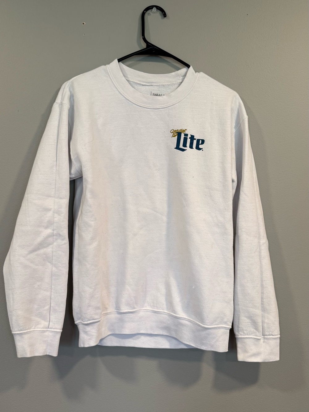 White Miller Lite Crewneck Sweatshirt